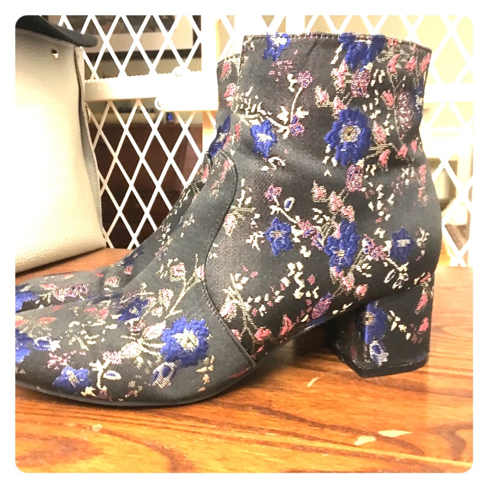 Floral Booties
